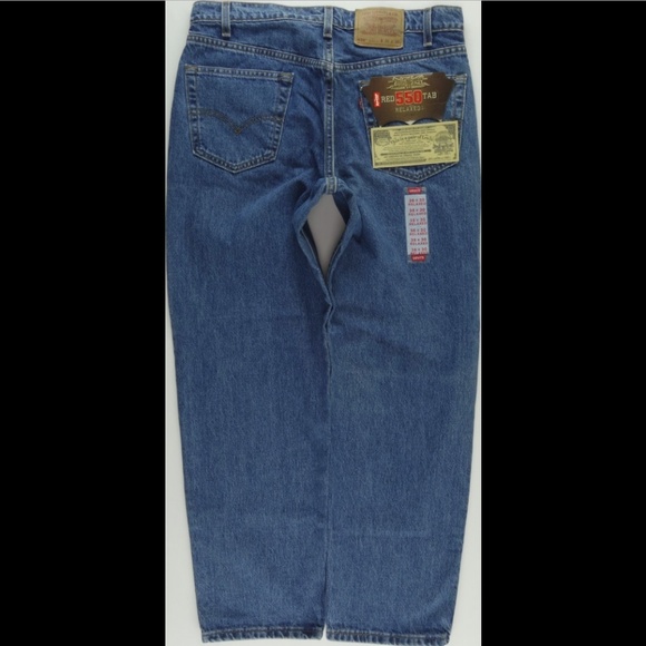 SOLD Vintage Levi's 550 Relaxed Jeans 36x30 #1009 - Picture 4 of 8
